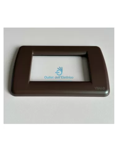 Vimar 16753.29 3-Modul-Metallplatte, Farbe Petrol